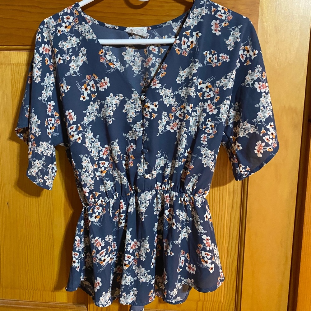 Sienna Sky Button Up Blouse